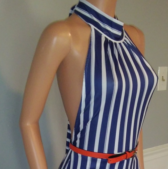 High-Quality Backless Wide Leg One Piece Jumpsuit - Picture 5 of 6